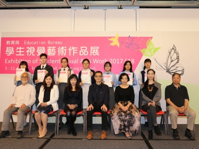 6B 李伊陽於〈教育局學生視覺藝術作品展 2018〉榮獲銀獎（視藝科）