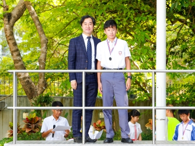 3B 陳卓祈於〈全港青少年野外定向錦標賽 2018〉勇奪男子 M16 個人第六名（野外定向學會）