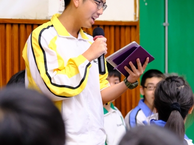 4A 連慶傑於〈第十八屆《基本法》多面體 — 全港中學生辯論賽 (基本法盃) 2018〉榮獲最佳辯論員（德公組）