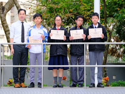 Winners of F.3 Inter-class Presentation Competition(English Department)