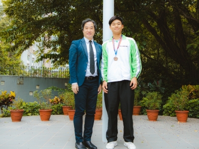 6E 王藝霖於2023-2024全港校際拯溺比賽榮獲銅獎（體育科）