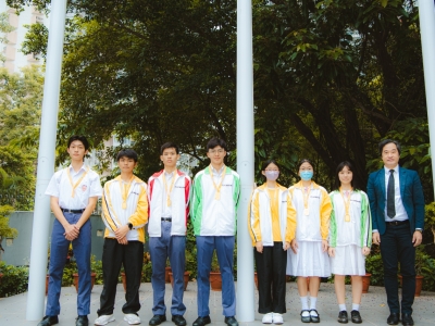 同學於〈青協背包跑10km接力賽 2023-2024〉勇奪團體獎項