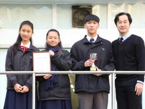 同學榮獲保良局慶祝香港回歸20周年專題研習比賽亞軍