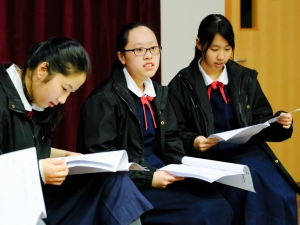 「文學匯流．五四香港」劇場教學計劃：「讀演劇工作坊」綵排 2019（中文科）