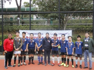 足球隊於北區中學七人足球比賽2019碗賽勇奪亞軍