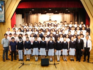 本校合唱團與神召會康樂中學合唱團交流 2023（音樂科）