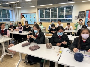 編織圍巾工作坊 2023（家政學會及輔導組）