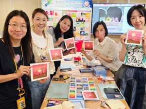 幸福時光 2025:和諧粉彩(日落)及滴膠體驗(輔導組)